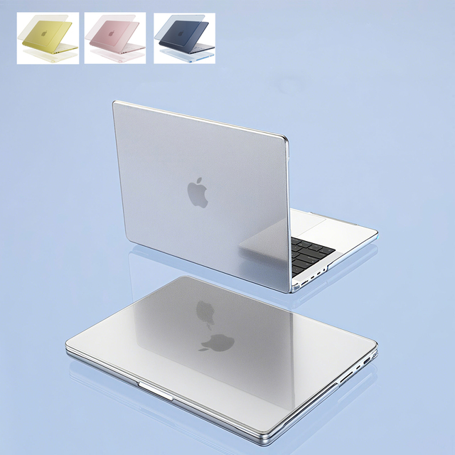 Custom Transparent Hard Shell Case with Vented Bottom for 13-inch MacBook Neo A18 Pro 2026 Laptop Case