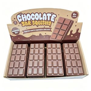 Juguete Blandito de Chocolate Realista Grande, Juguete de Compresión de Rebote Lento, Juguete Creativo para Aliviar el Estrés y la Descompresión - Product Image 1