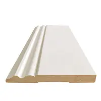 下塗りパイン材とmdf素材ベースボード幅木成形