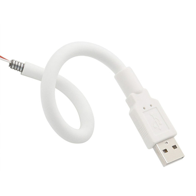 Customized USB a Male to Type C Extension Flexible Metal Gooseneck Charging and Data Cable