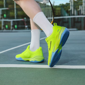 Zapatillas Ligeras y Transpirables para Hombre/<span class=keywords><strong>Mujer</strong></span> para Entrenamiento de <span class=keywords><strong>Tenis</strong></span>, Bádminton/Pickleball con Logo Personalizado y Absorción de Impactos - Product Image 1