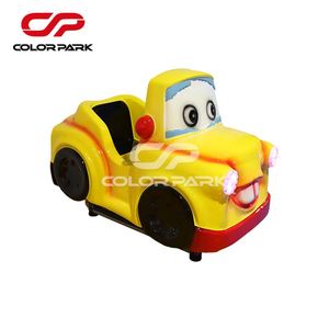 Colorful Park Cartoon Smiling Face Car Kiddie Ride Commercial Coin Operated Children Rocking Ride Arcade Equipment - Product Image 5