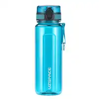 UZSPACE Clear Tritan Plastic & Dishwasher Safe BPA-Free Reusable Sports Water  Bottle Drink at the Gym, in the Car & Outdoors