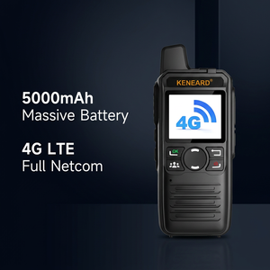 <span class=keywords><strong>Radio</strong></span> PoC 4G LTE Full Netcom Batterie 5000 mAh Double SIM GPS Beidou Positionnement en temps réel Audio HD Prévisions météo KENEARD KE-555 - Product Image 1