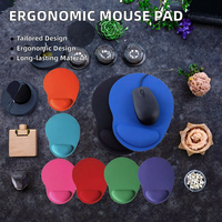 Tapis de souris antidérapant personnalisé en caoutchouc avec support de poignet en gel mousse et repose-poignet pour PC/ordinateur portable/ordinateur portable, idéal pour le gaming et le bureau