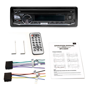AOVEISE Thương Hiệu Thả Xe Âm Thanh Stereo 12V 1 DIN FM/AM/DAB Radio Xe MP3 Máy Nghe Nhạc Màn Hình Hiển Thị Giá Rẻ Ánh Sáng Màu Đỏ Chào Mừng Bạn SKD Các Bộ Phận - Product Image 5