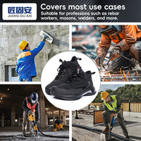 Chaussures de sécurité anti-impact, qualité allemande, tige respirante, semelle intérieure BK, semelle en caoutchouc, baskets de travail durables