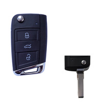 Clés de remplacement intelligentes à 3 boutons pour camion Lamando/Golf 630780880 Télécommande de voiture 433,92 MHz Fabricant