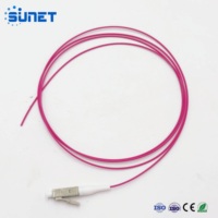 Cable de Fibra Óptica Sunet de Alta Calidad LC UPC MM OM4 PVC/LSZH 0.9mm 2.0mm G657A FTTH