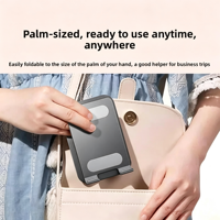 Nouveau support de téléphone de bureau en alliage pliable, flexible, avec triple renforcement antidérapant, rotation à 360 degrés et hauteur réglable, pour vente en gros