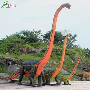 사용자 정의 공룡 공장 판매 긴 목 거대한 인공 애니 공룡 Shunosaurus