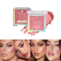 MSYAHO Nouvelle petite palette de fards à paupières imperméable, exquise, avec paillettes fines, nacré, mat, couleur thé au lait, 7g, Modèle 6377B