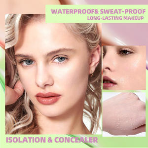 Qibest Corrector en Crema de Tres Colores, Base Facial Aislante, Iluminadora y Corrector Líquido, Prebase Facial - Product Image 4