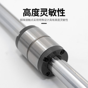 ตลับลูกปืนเหล็กอุตสาหกรรมแบบหน้าแปลนทรงกระบอก Msi Ball Spline รุ่น KLF06 08 10 13 16 20 25 30 - Product Image 3