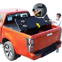 Housse de lit Tonneau en aluminium rigide à trois plis Benext L200 pour les micros Mazda BT-50 Tacoma Chevrolet Silverado Series
