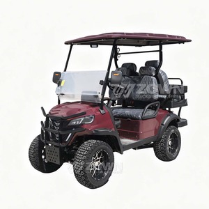 Customized Off Road Electric Golf Cart 4 Seater Utility Golf Buggy for Farm and Tourist Attractions - Product Image 1