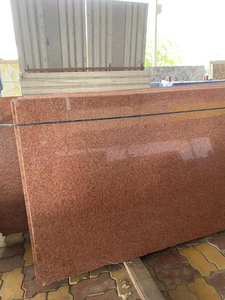 Granite rouge Jhansi de haute qualité, comptoir et sol polis modernes, dalle naturelle élégante et grande pour les utilisations domestiques - Product Image 4