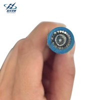 Kabel Komunikasi Pertambangan, Kabel Optik Komposit Central Loose Tube, Konduktor Tembaga G652D, 4-Core, PVC Biru