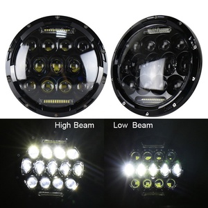 Faro rotondo a LED Angel Eye DRL indicatore di direzione fari da 7 "pollici per Jeep Dahua / OEM / ODM Print Logo/servizi OEM IP68 - Product Image 2