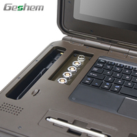 Laptop PC Tangguh Layar Baru 1920x1280 ODM OEM WiFi BT LTE SSD Keyboard Touchpad 1000nits