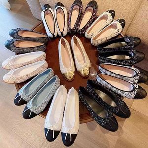 Scarpe da Donna C Family Stile Francese, <span class=keywords><strong>Ballerine</strong></span> con Fiocco e Tacco Basso, Nuova Collezione 2024 in Vera Pelle - Product Image 2