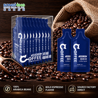 Café concentré liquide Arabica Espresso de marque privée pour Americano glacé instantané et Latte 30ml*10 bâtonnets