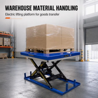 Table élévatrice à ciseaux hydraulique personnalisable, plateforme fixe robuste pour la manutention de marchandises et de matériaux en entrepôt
