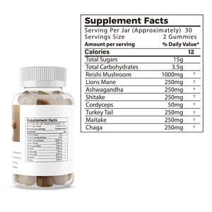 OEM Halal Organic Gluten-Free Low-Sugar Vegan <b>Cordyceps</b> Reishi Mushroom <b>Gummies</b> for Adults & Men-Muscle Growth Support - Product Image 5