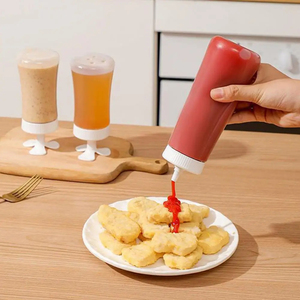 Condiment Squeeze Bouteilles Distributeur De Sauce Conteneur Salade Dressing Ketchup Pot De Stockage BBQ Moutarde Bouteille En Plastique Outils De Cuisine - Product Image 3