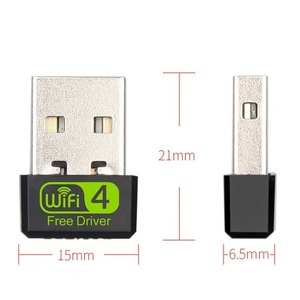 Jue Hong ปลั๊กแอนด์เพลย์150Mbps, อะแดปเตอร์ WiFi USB RTL8188GU <span class=keywords><strong>Realtek</strong></span> ไดร์เวอร์4ฟรี802.11N ความถี่2.4กิกะเฮิร์ตซ์ไร้สายสำหรับสต็อก - Product Image 5
