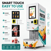 Fabricant de distributeurs automatiques de smoothies, distributeur automatique de smoothies protéinés avec mélange personnalisé et contrôle précis des portions