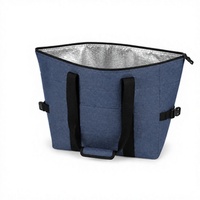 Sac isotherme pliable personnalisé Oxford, sac de pique-nique en aluminium et EVA, sac isotherme à poignée, 15L, imperméable