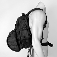 WHCSJ Sac tactique léger pour casque, stockage rembourré, conception MOLLE pour motos et équipements de sport en plein air