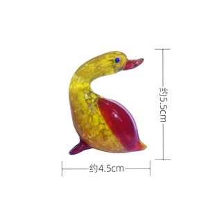 Handblown vidro murano ganso estatueta decoração home vidro - Product Image 5