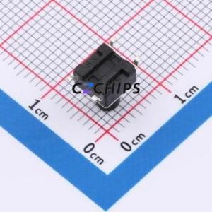 TS110416080 Tactile Switch SMD-4P,6x6mm Switch Single Pole Single Throw Round Button 1.6N 8mm - Product Image 2