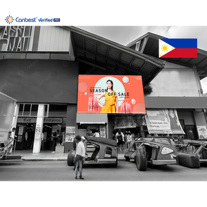 Canbest Fo P10 10Mm 4800X2880Mm 15.74X9.44Ft Outdoor Led Billboard <strong>Display</strong> Screen For Department Store In Philippines - Product Image 1