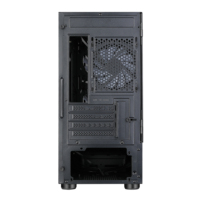 Boîtier d'ordinateur de jeu Micro ATX de tour moyenne de couleur noire à dissipation thermique haute performance M330-1