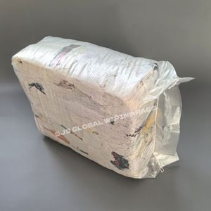 Chiffons en coton blanc imprimé réutilisables de haute qualité pour le nettoyage des équipements d'atelier, 100% coton stérilisé - Product Image 1