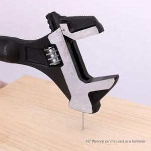 2Pcs <span class=keywords><strong>Clé</strong></span> <span class=keywords><strong>à</strong></span> <span class=keywords><strong>molette</strong></span> noire avec échelle en pouces/métrique Jeu de clés <span class=keywords><strong>à</strong></span> <span class=keywords><strong>molette</strong></span> Outils Robuste Jeu de clés <span class=keywords><strong>à</strong></span> <span class=keywords><strong>molette</strong></span> <span class=keywords><strong>à</strong></span> ouverture large - Product Image 4