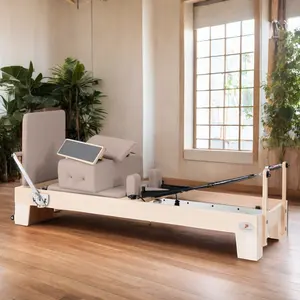 High Quality Low Price Wooden Studio Pilates Reformer Bed Customized Clinical Pilates Reformer