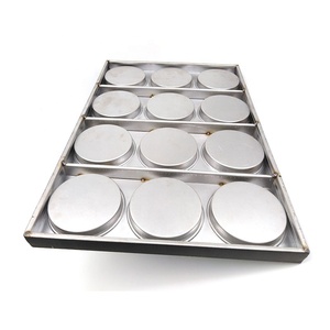 Molde de bandeja para hornear bollo de hamburguesa comercial antiadherente para panadería industrial - Product Image 4