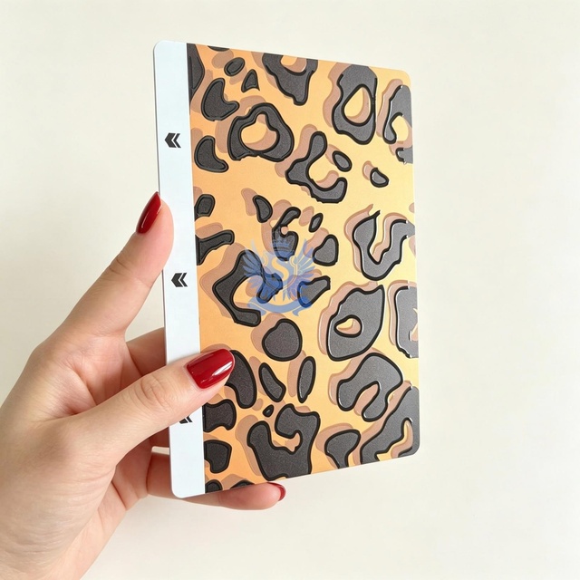 Zhimei 190*120mm 3D Relief Leopard Print Back Films Phone Skin Stickers Decorative Film for Screen Protector Cutting Machine