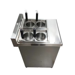 Cocedor de Pasta a Gas de 4 Canastas, Equipo de Cocina Comercial Vertical, Electrodoméstico de Cocina de Acero Inoxidable para Negocios de Alimentos - Product Image 3