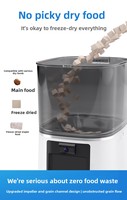 Distributeur automatique de nourriture pour animaux de compagnie intelligent avec caméra HD, contrôle à distance par application WiFi, distributeur de nourriture visuel programmé pour chats et chiens