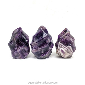 Cristal d'améthyste rêveuse naturelle pour la guérison énergétique, cristal de torche poli, améthyste rêveuse violette pour la décoration Feng Shui - Product Image 5