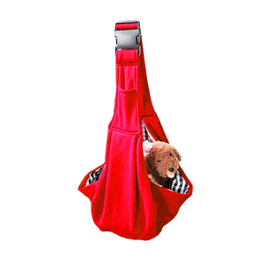 Usine directe en gros petit sac de transport pour chien de compagnie grand Style extérieur tissu matériel ceinture fermeture à glissière pour chiens chats chiots - Product Image 4
