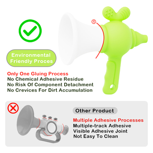 Trompette musicale Montessori sans BPA pour bébé, jouet de dentition, instruments de <span class=keywords><strong>musique</strong></span> portatifs, 0-24 mois - Product Image 6