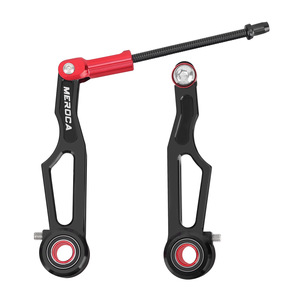 Meroca BMX Bicicleta Pinça De Freio De Bicicleta Dupla Finalidade Dobrável Liga De Alumínio V Freio com Braço Longo E Curto Inclui Almofadas - Product Image 1
