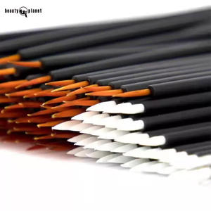 뷰티 플래닛 도매 휴대용 일회용 아이 메이크업 아이 라이너 브러쉬 미니 헤어 50 개/포장 아이 라이너 메이크업 브러쉬 - Product Image 2