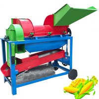 Batteuse à moteur diesel multifonctionnelle Machine de traitement des aliments en métal pour la ferme, décorticage de haricots, de blé, de riz, de maïs et de maïs